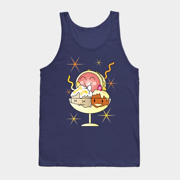 Don't Worry Eat Ice Cream Tank Top by ArticArtac